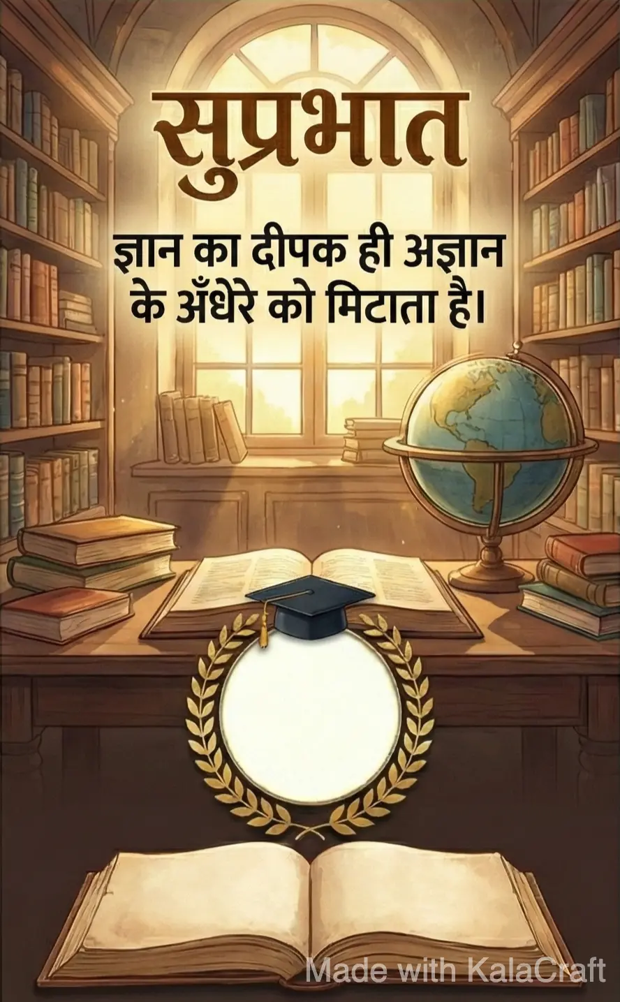 शुभ प्रभात Poster 2 - Hindi Quote & Image