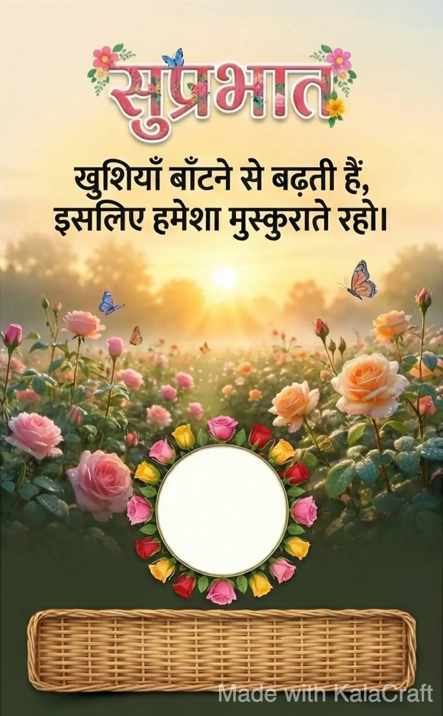शुभ प्रभात Poster 4 - Hindi Quote & Image